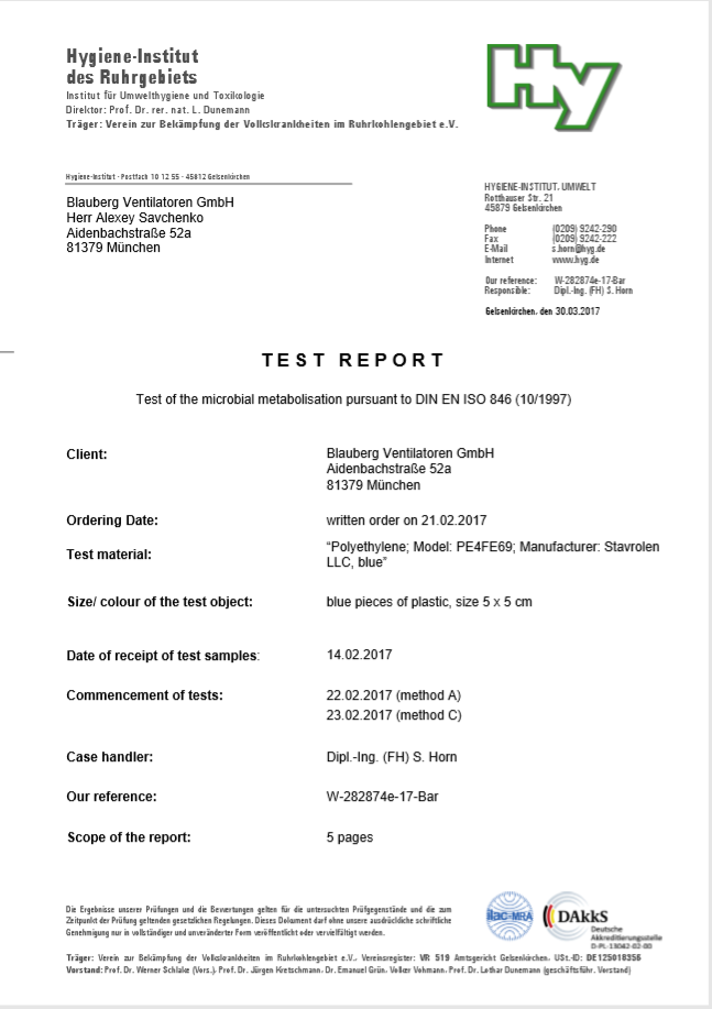 HY德國衛生標準認證（布魯管道）